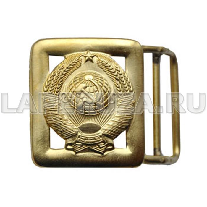 Бляха на солдатский ремень, дембельская Герб СССР (с просечками) 