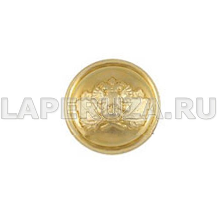 Пуговица Государственная лесная охрана, золотая, 22 мм, металлическая
