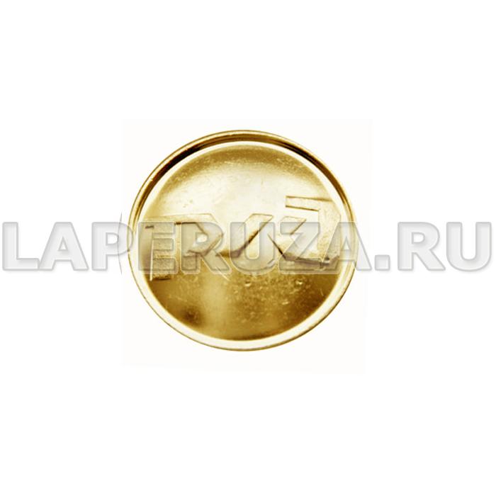 Пуговица РЖД, золотая, 22 мм, металлическая