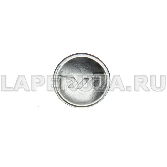 Пуговица РЖД, серебряная, 14 мм металлическая 