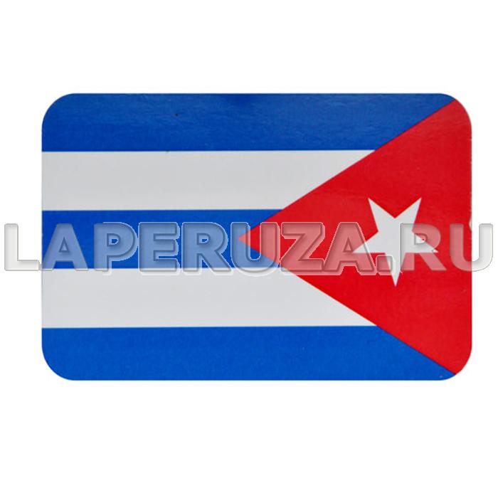 Магнит флаг Кубы, виниловый