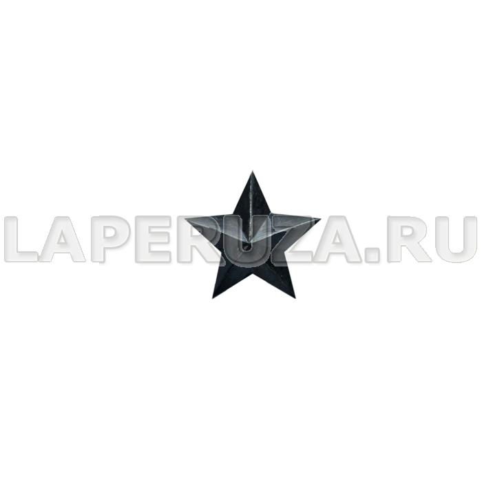 Звезда металлическая 13 мм черная (ФСИН)