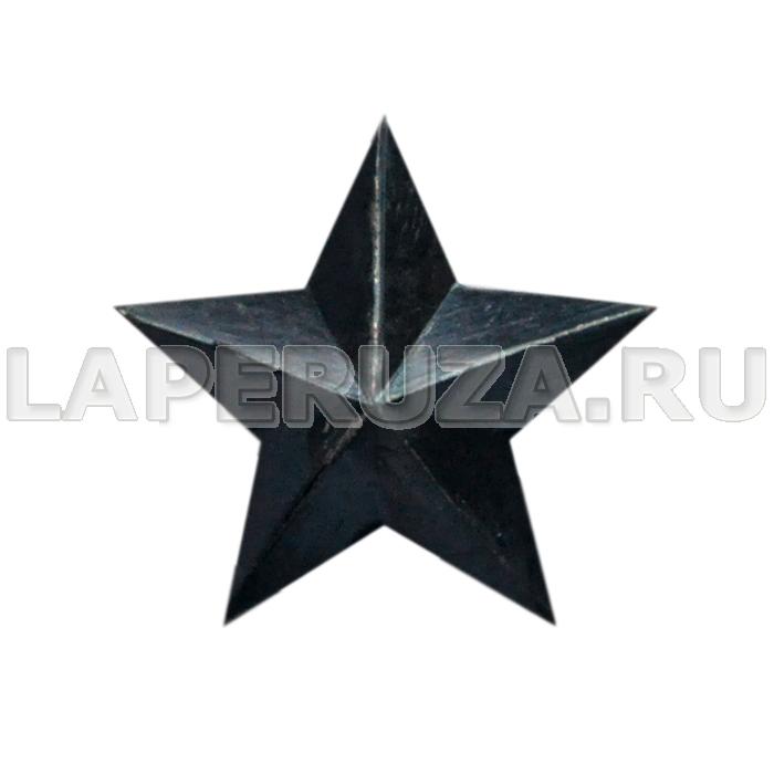 Звезда пластиковая 20 мм черная (ФСИН)